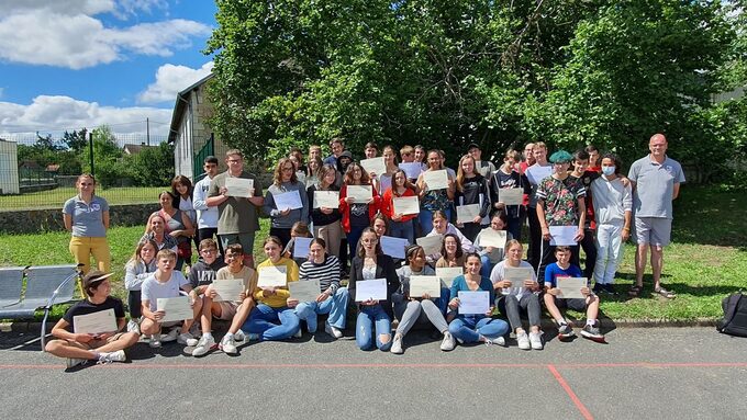Les élèves de 3ème ont obtenu avec brio leur diplôme de PSC1 !